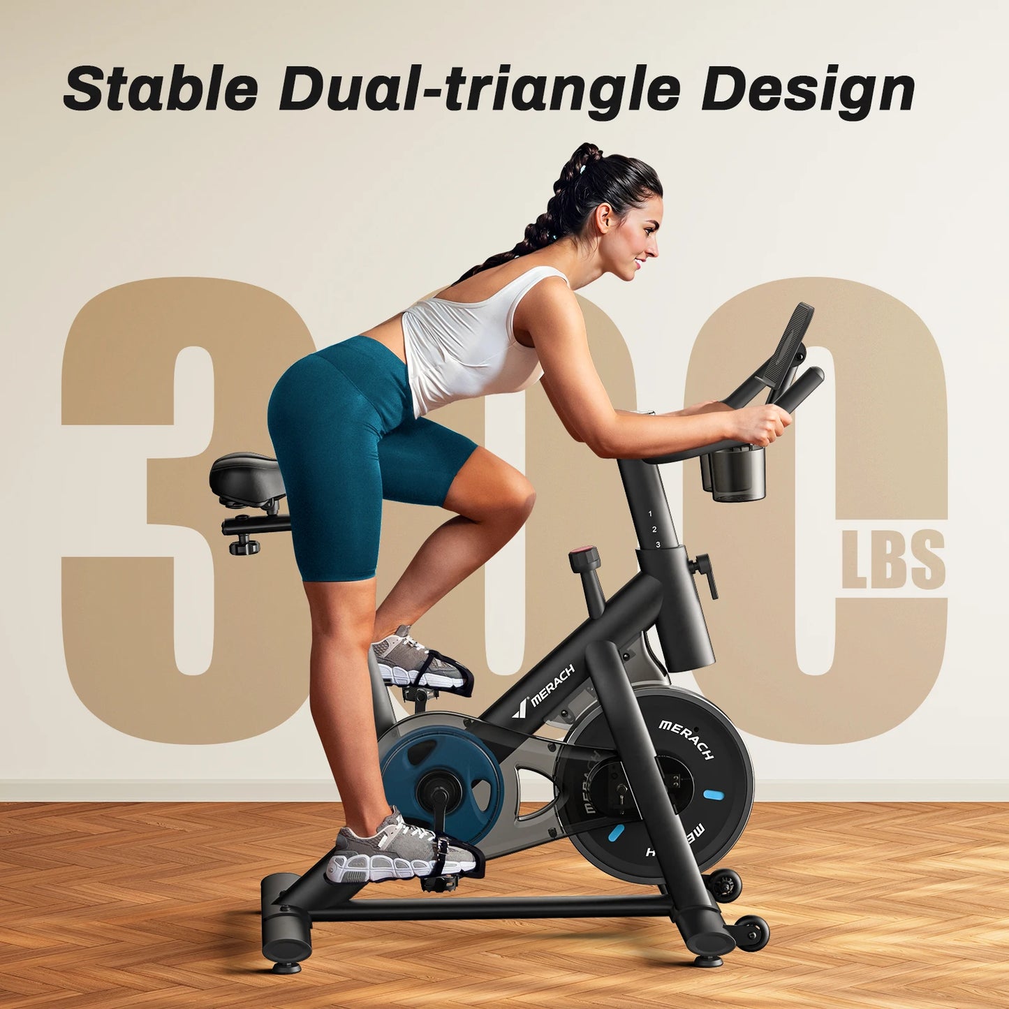 Exercise Bike – Low Noise Stationary Indoor Cycling Bike | FitNest UK