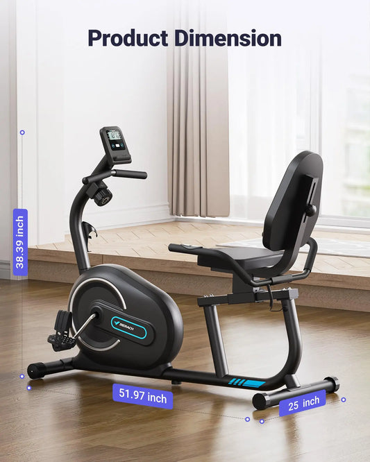 Recumbent Magnetic Exercise Bike | FitNest UK