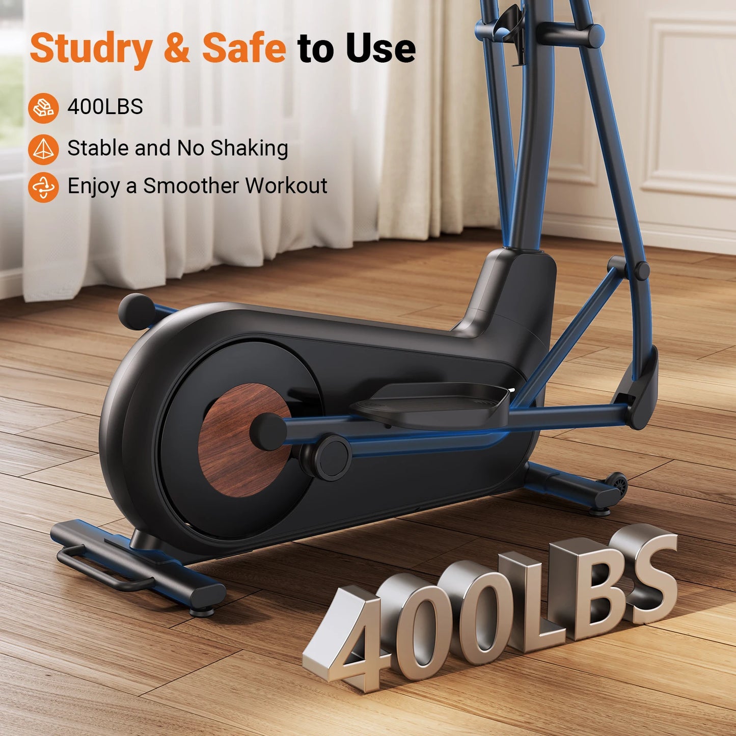 Long Stride Cross Trainer Elliptical | FitNest UK