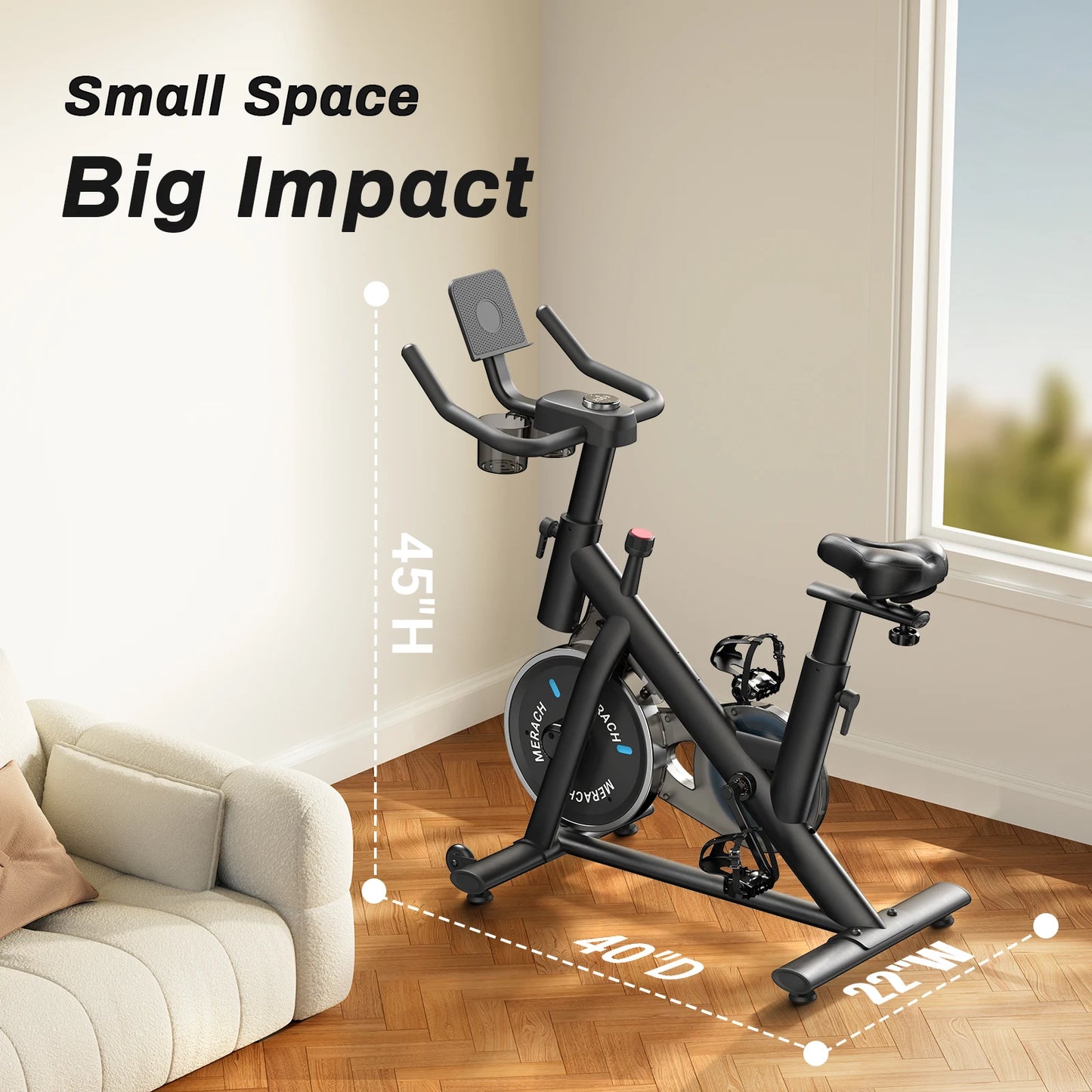 Exercise Bike – Low Noise Stationary Indoor Cycling Bike | FitNest UK