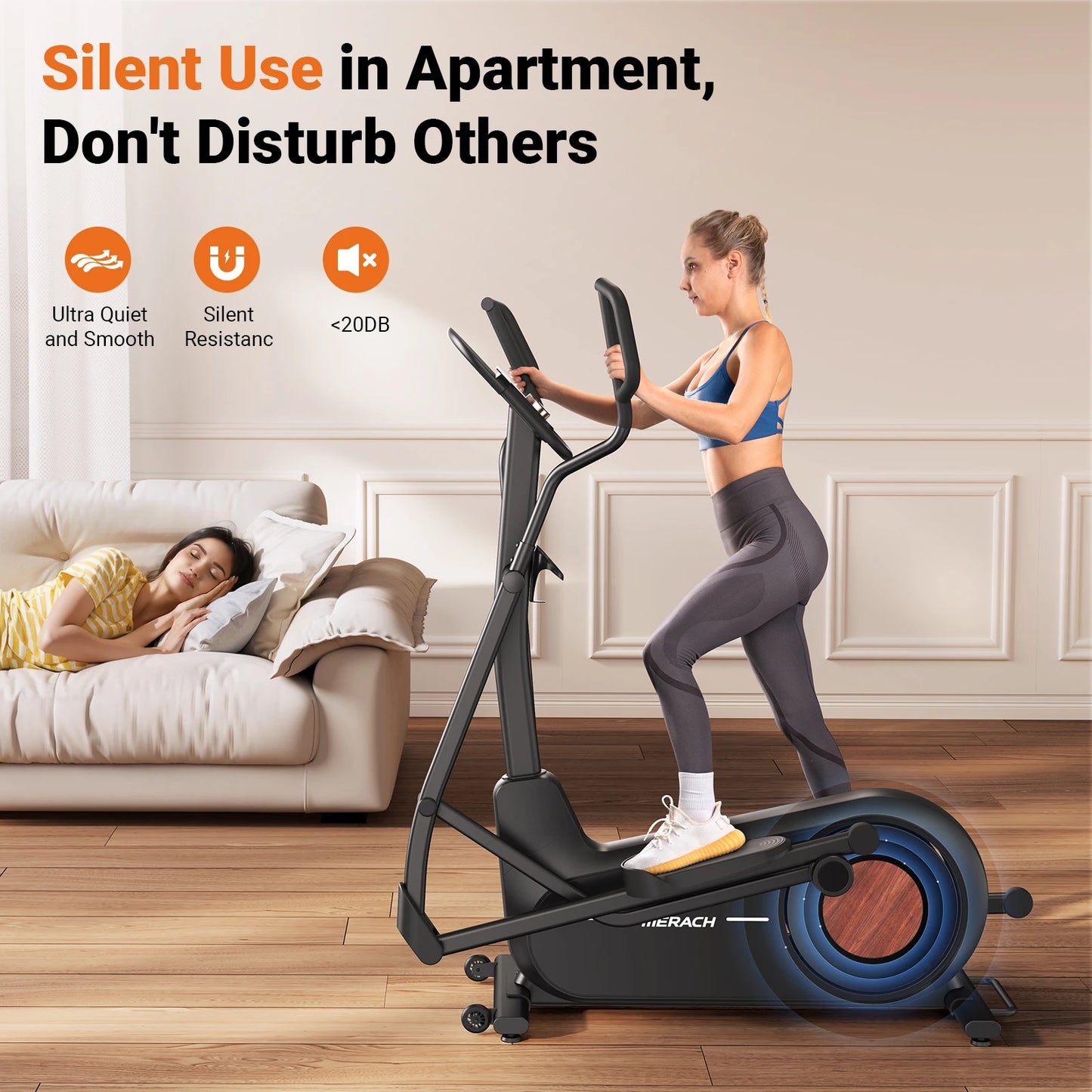 Long Stride Cross Trainer Elliptical | FitNest UK