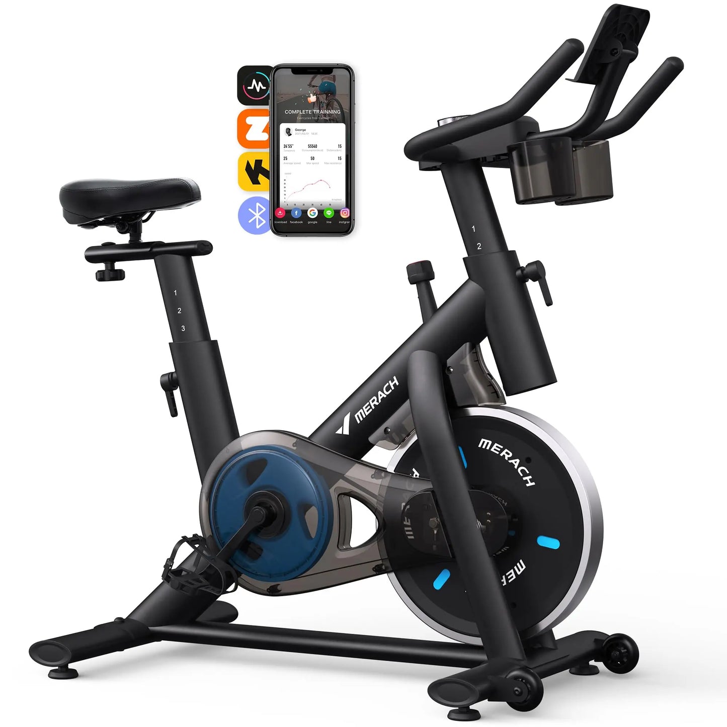 Exercise Bike – Low Noise Stationary Indoor Cycling Bike | FitNest UK
