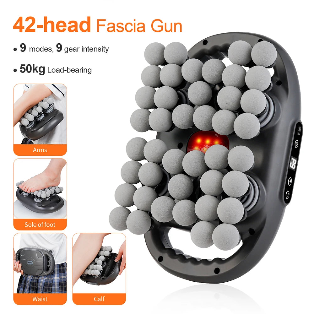 42-Head Massage Gun Deep Tissue | FitNest UK