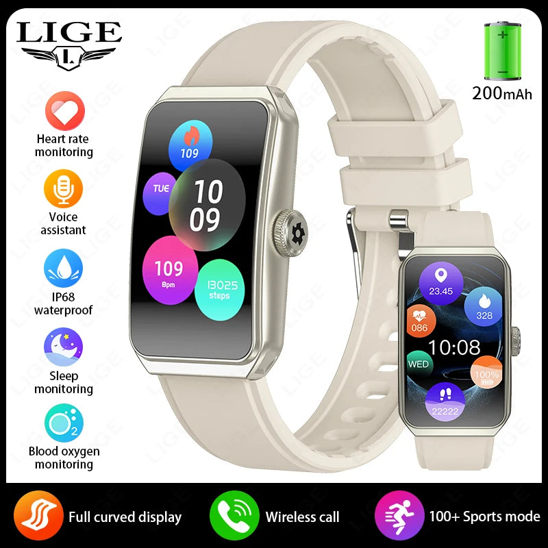 LIGE Smartwatch Bluetooth & Fitness Tracker | FitNest UK