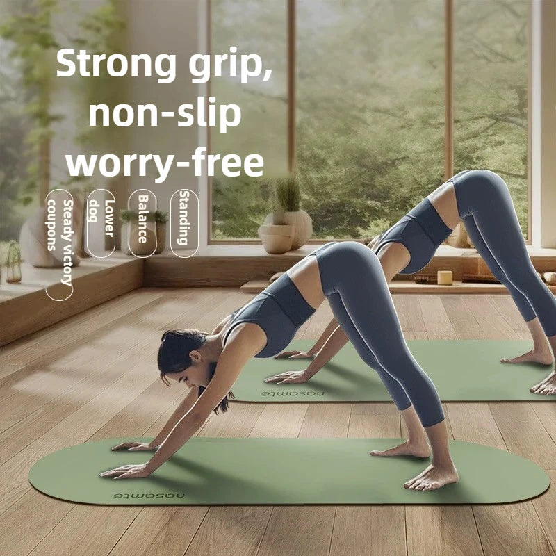 High-Density Rubber Yoga Mat - Professional | FitNest UK