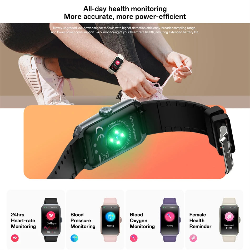 LIGE Smartwatch Bluetooth & Fitness Tracker | FitNest UK