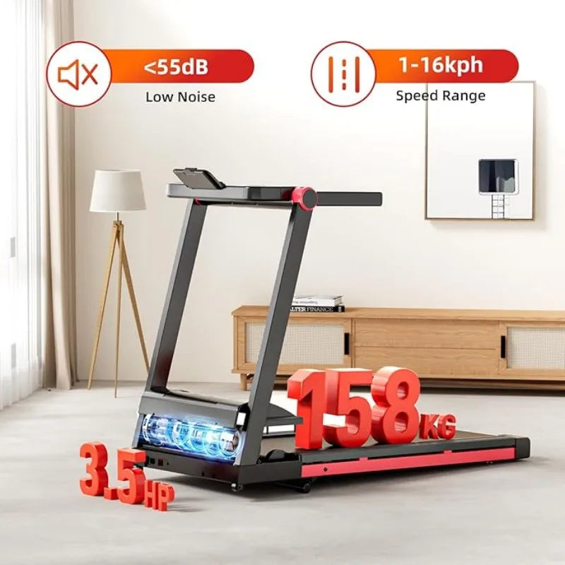 3HP Foldable Electric Treadmill - Quiet & Remote | FitNest UK
