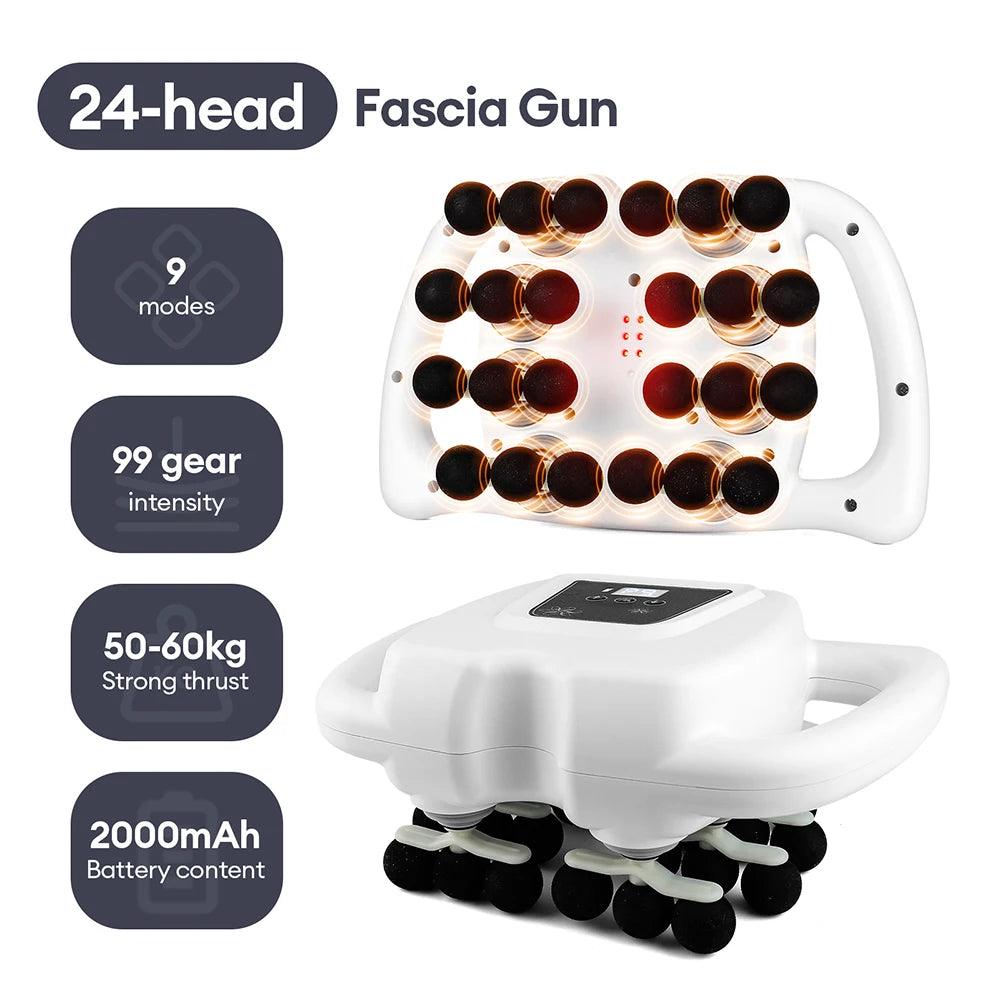 42-Head Massage Gun Deep Tissue | FitNest UK