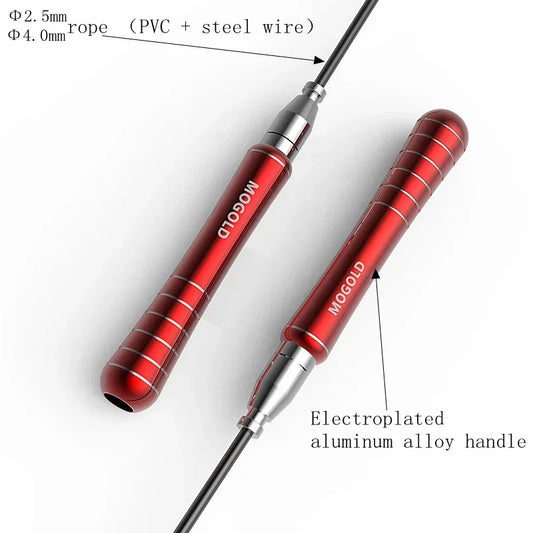 Speed Jump Rope w/ Bearings - Weighted Skipping | FitNest UK