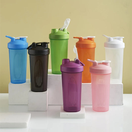 600ml Protein Shaker Bottle  Leak-Proof Mixer | FitNest UK