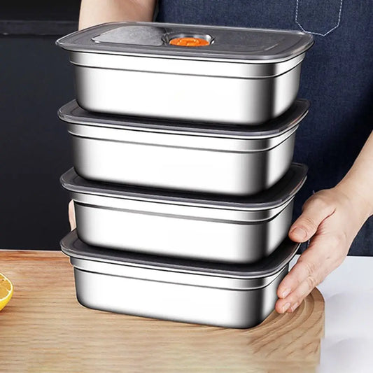 Stainless Steel Camping Lunch Box  Leakproof | FitNest UK