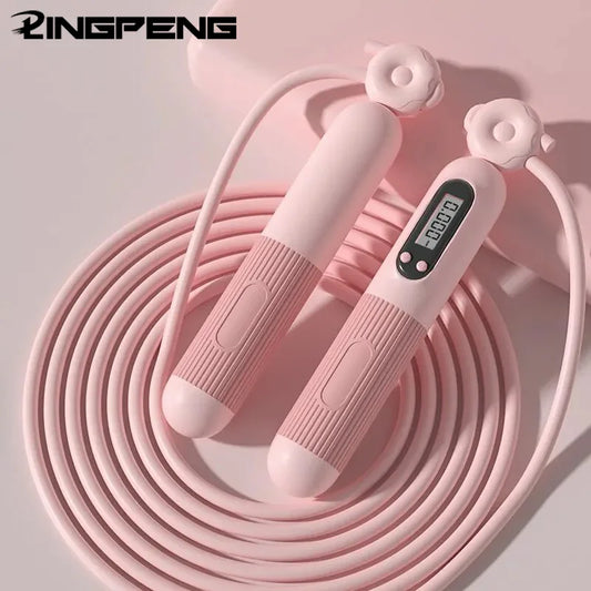 Electronic Counting Skipping Rope - Adjustable | FitNest UK