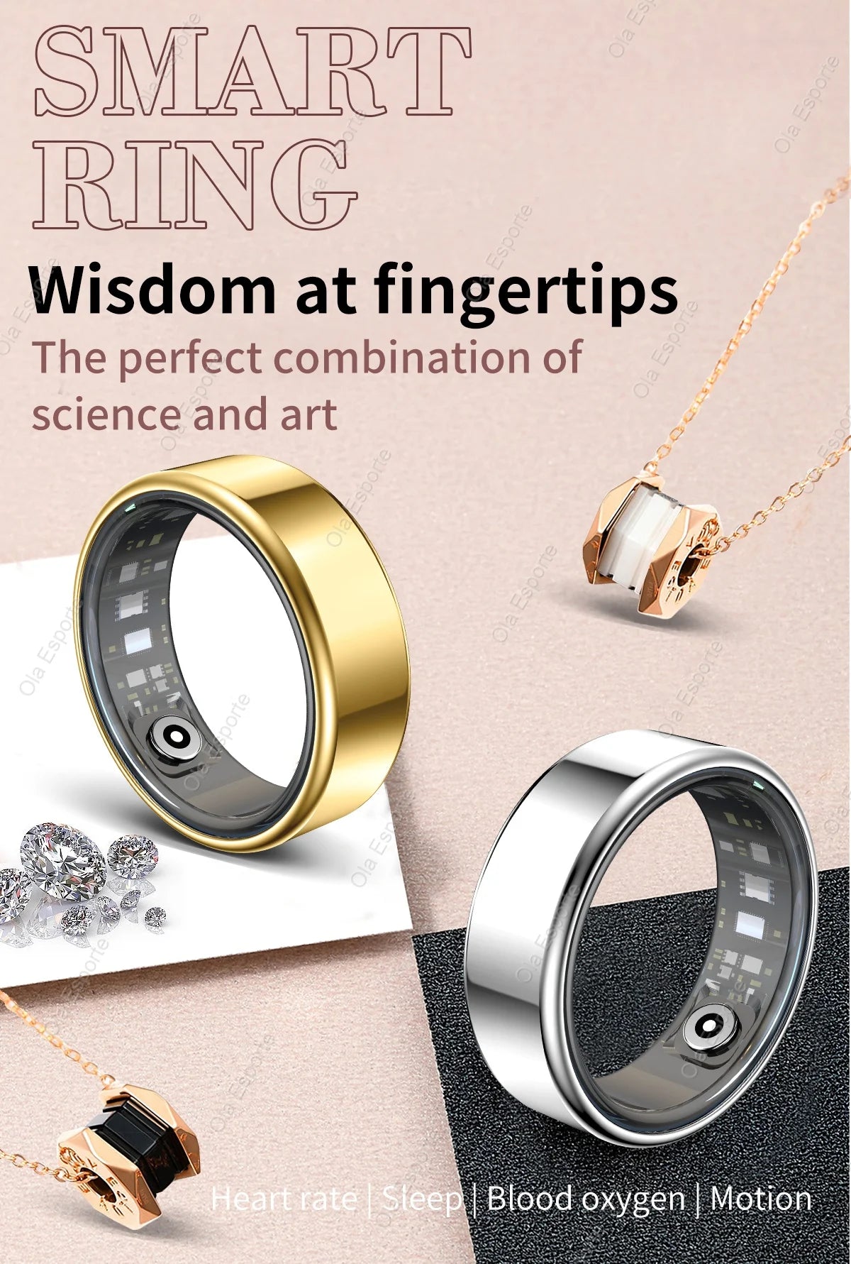 R09 Smart Ring Heart & Oxygen Monitor | FitNest UK