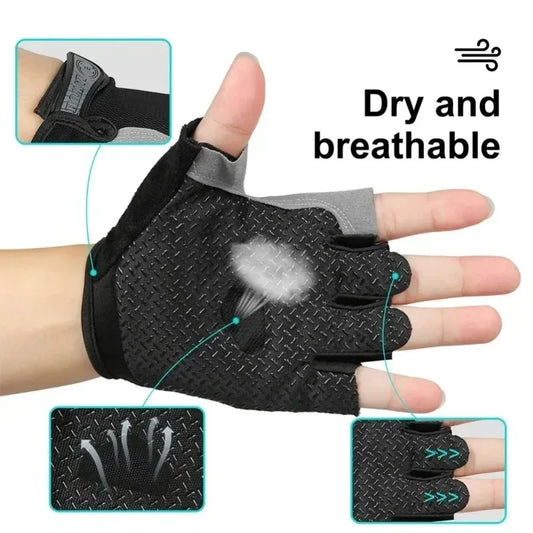 Breathable Half-Finger Fitness Gloves | FitNest UK