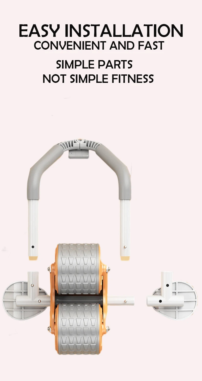 Ab Roller w/ Elbow Support & Counter | FitNest UK