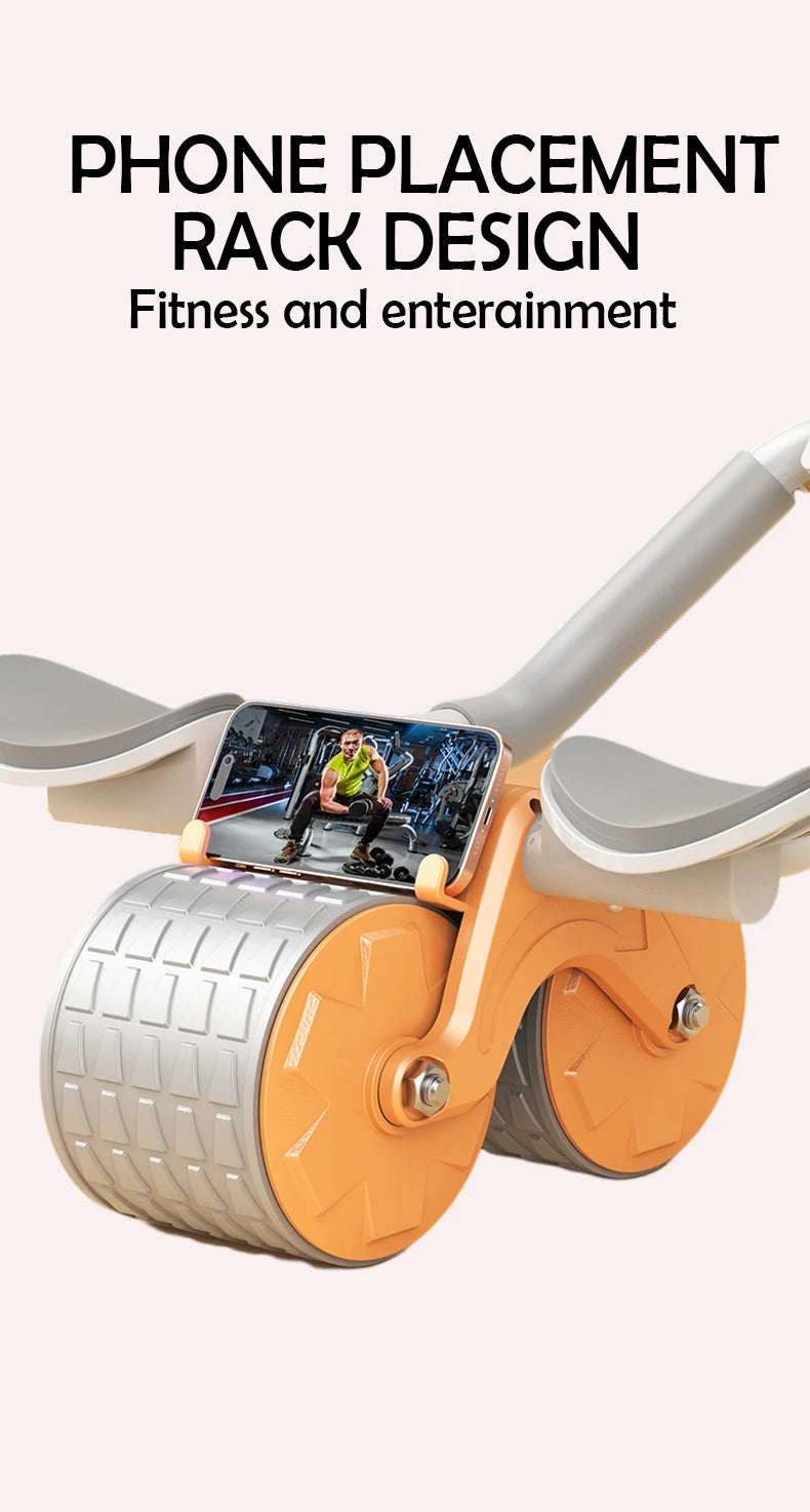 Ab Roller w/ Elbow Support & Counter | FitNest UK