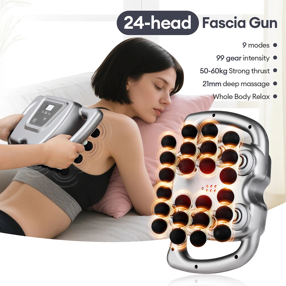 42-Head Massage Gun Deep Tissue | FitNest UK