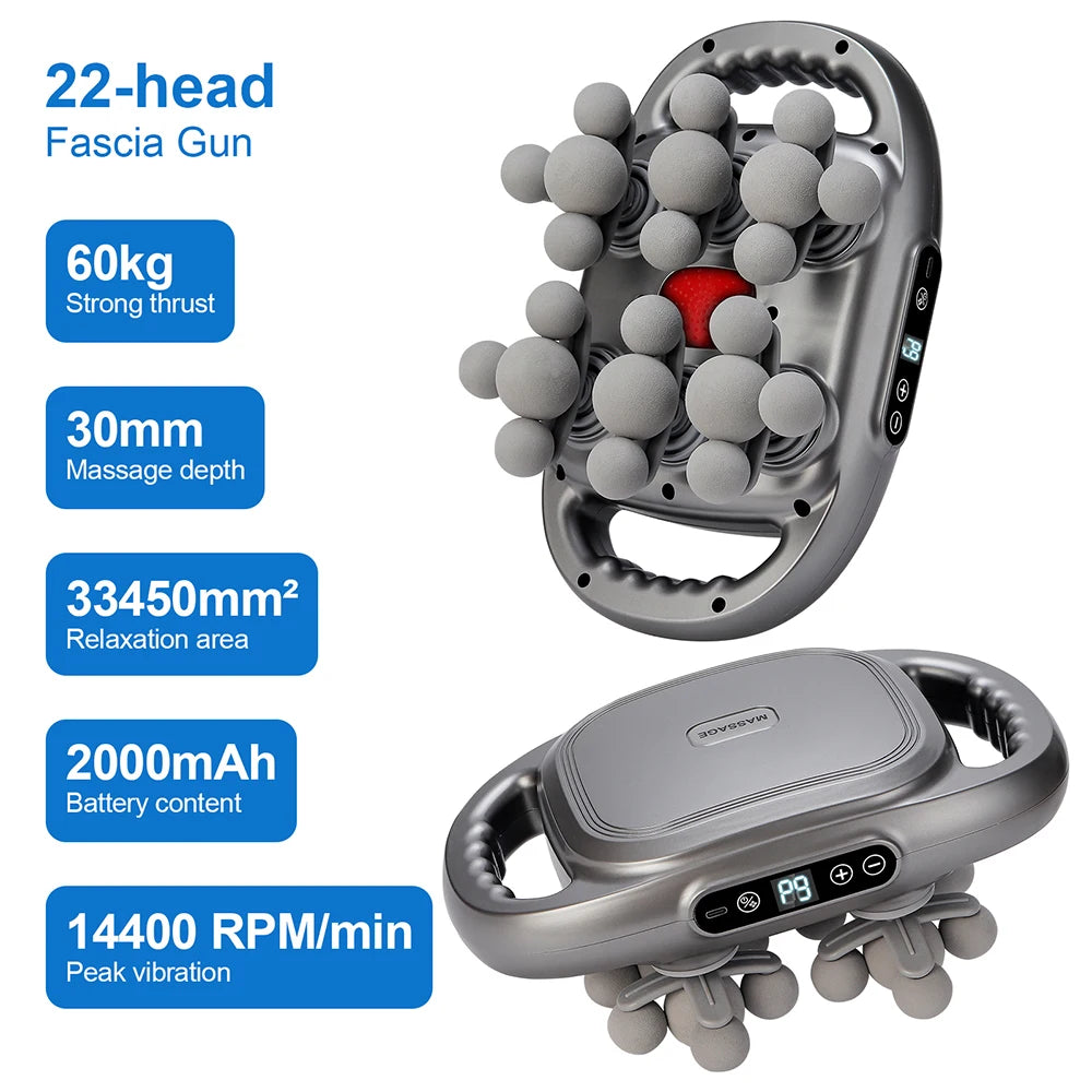 42-Head Massage Gun Deep Tissue | FitNest UK