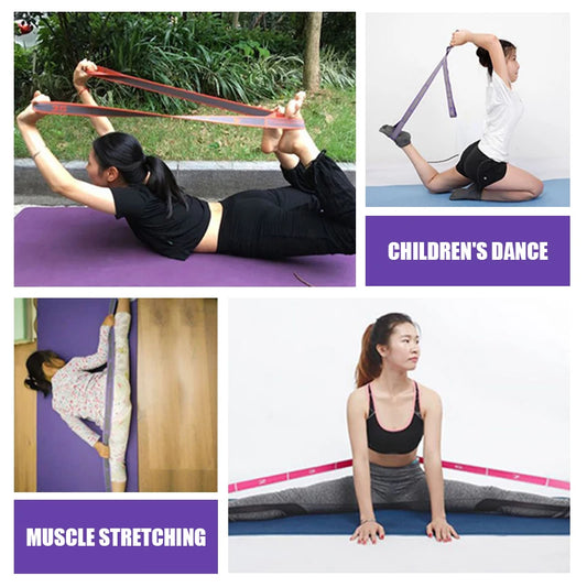 Yoga Resistance Band  Multi-Section Stretch | FitNest UK
