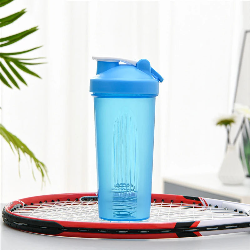 600ml Protein Shaker Bottle Leak-Proof Mixer | FitNest UK