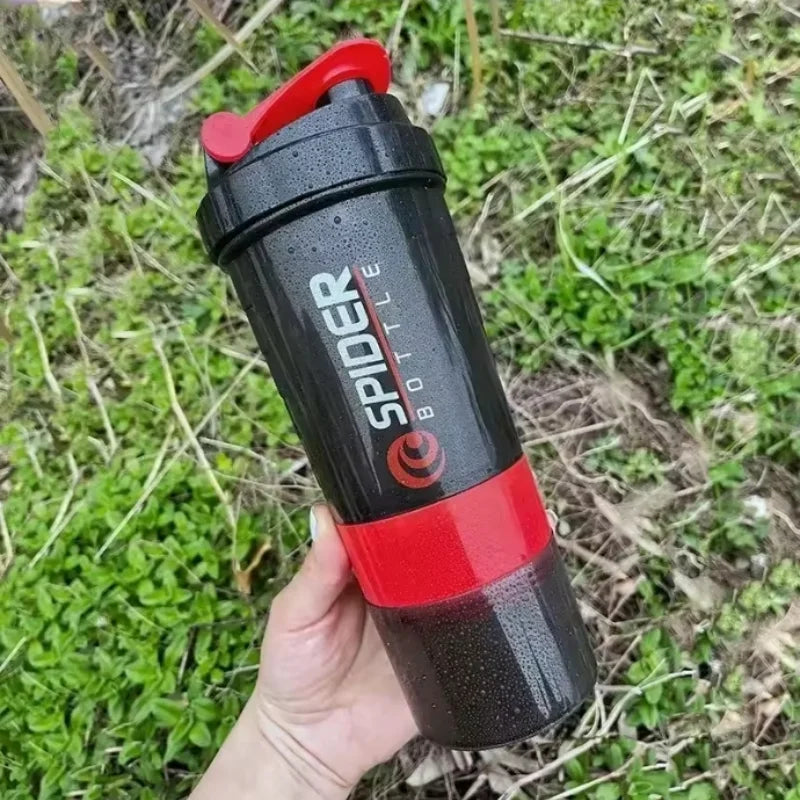 3-Layer Protein Shaker 550ml Storage & Scale | FitNest UK