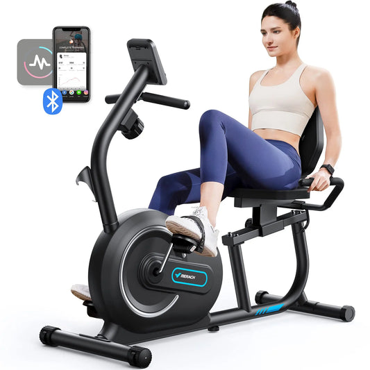 Recumbent Magnetic Exercise Bike for Home Workouts – FitNest UK