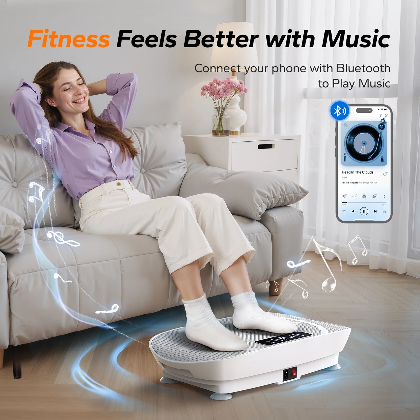 Vibration Plate Exercise Platform – Whole Body Fitness & Balance Trainer