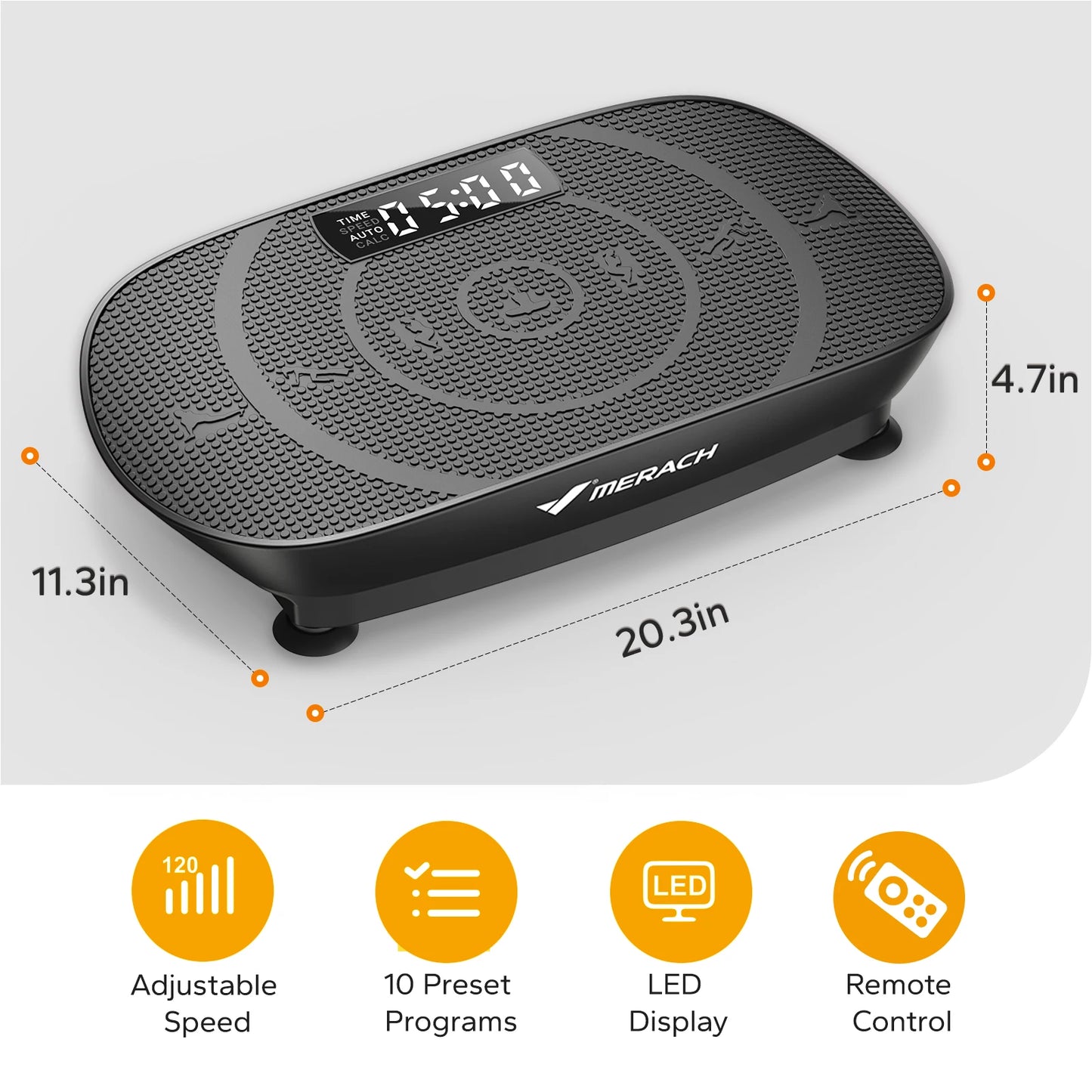 Vibration Plate Exercise Platform – Whole Body Fitness & Balance Trainer