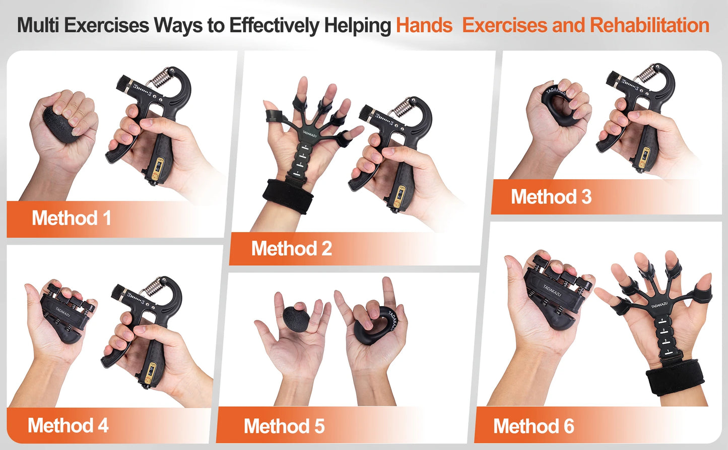 Grip Strength Trainer Kit - Hand Gripper Set | FitNest UK