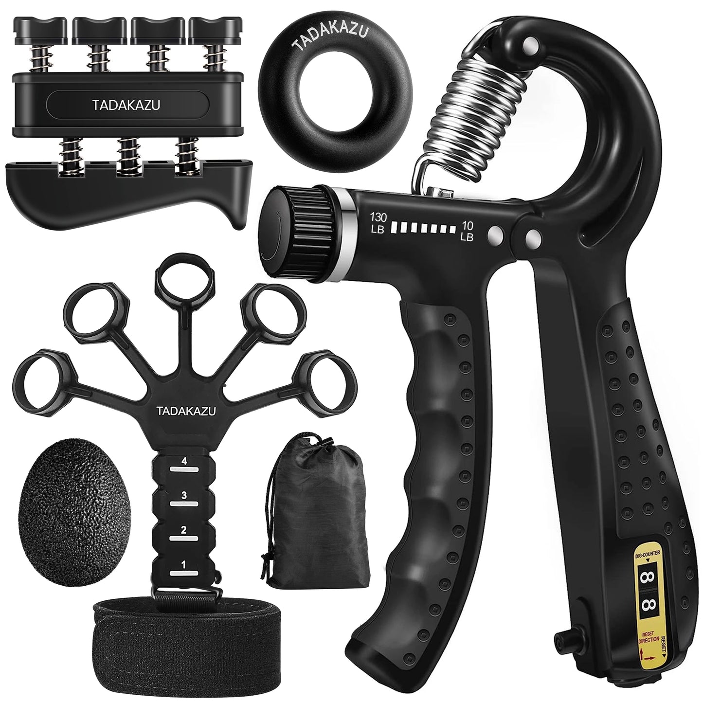 Grip Strength Trainer Kit - Hand Gripper Set | FitNest UK
