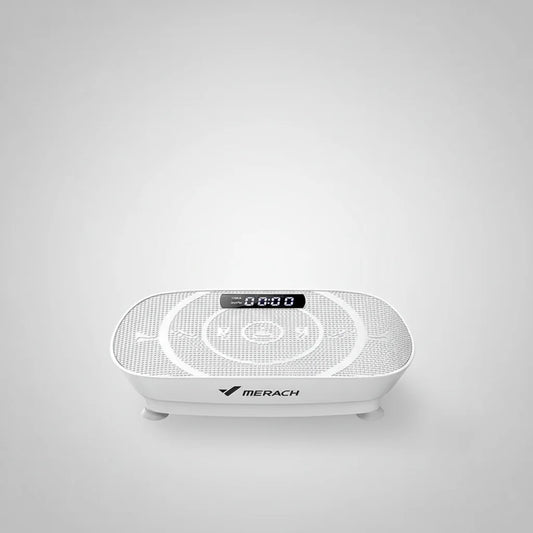 Vibration plate exercise platform for home fitness, black non-slip whole-body trainer by FitNest UK