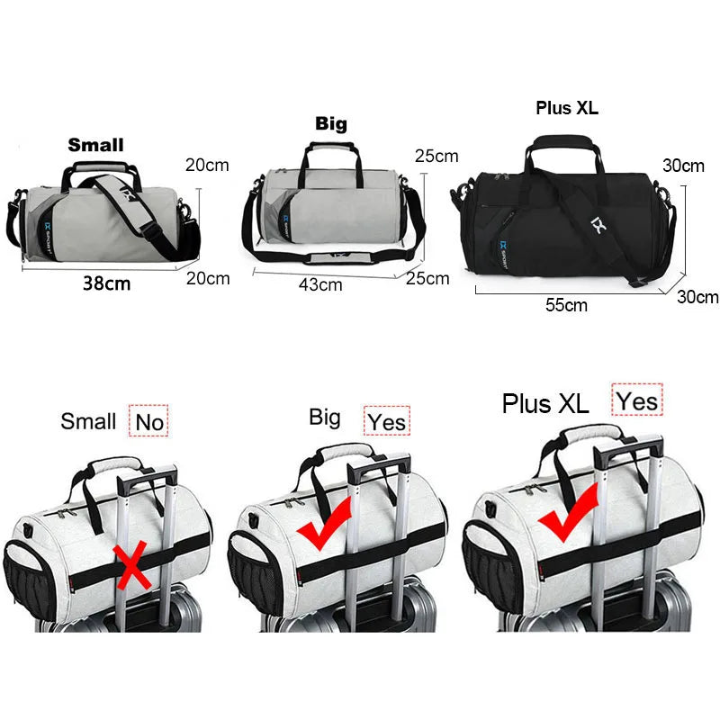 Large Gym & Travel Bag  Wet & Dry | FitNest UK