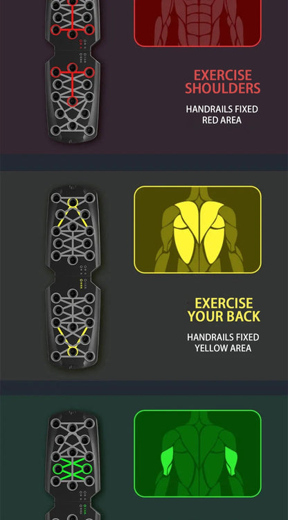 Multifunctional Push-Up Board Set - 10-in-1 | FitNest UK