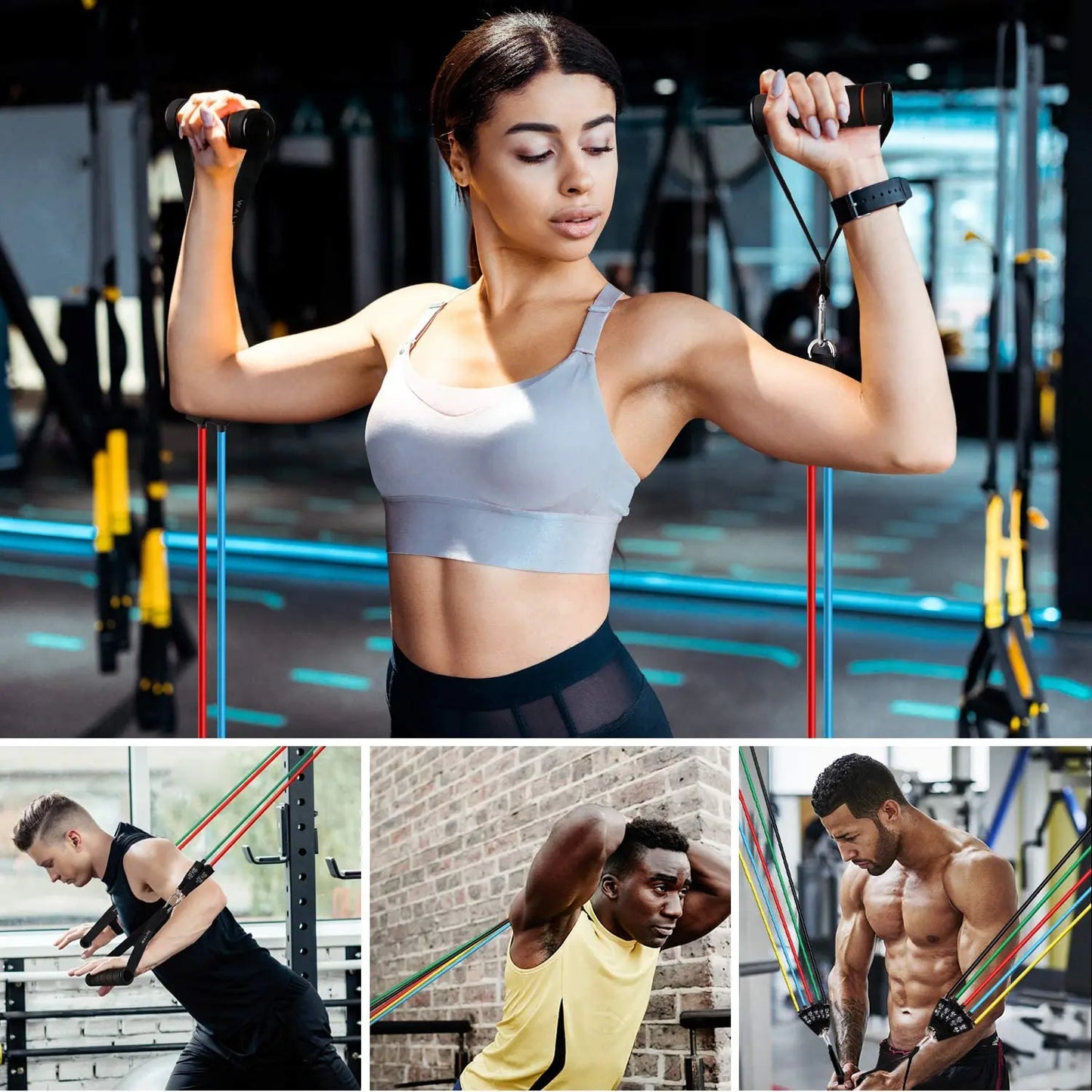 Workout Resistance Bar - Portable Fitness Bar | FitNest UK