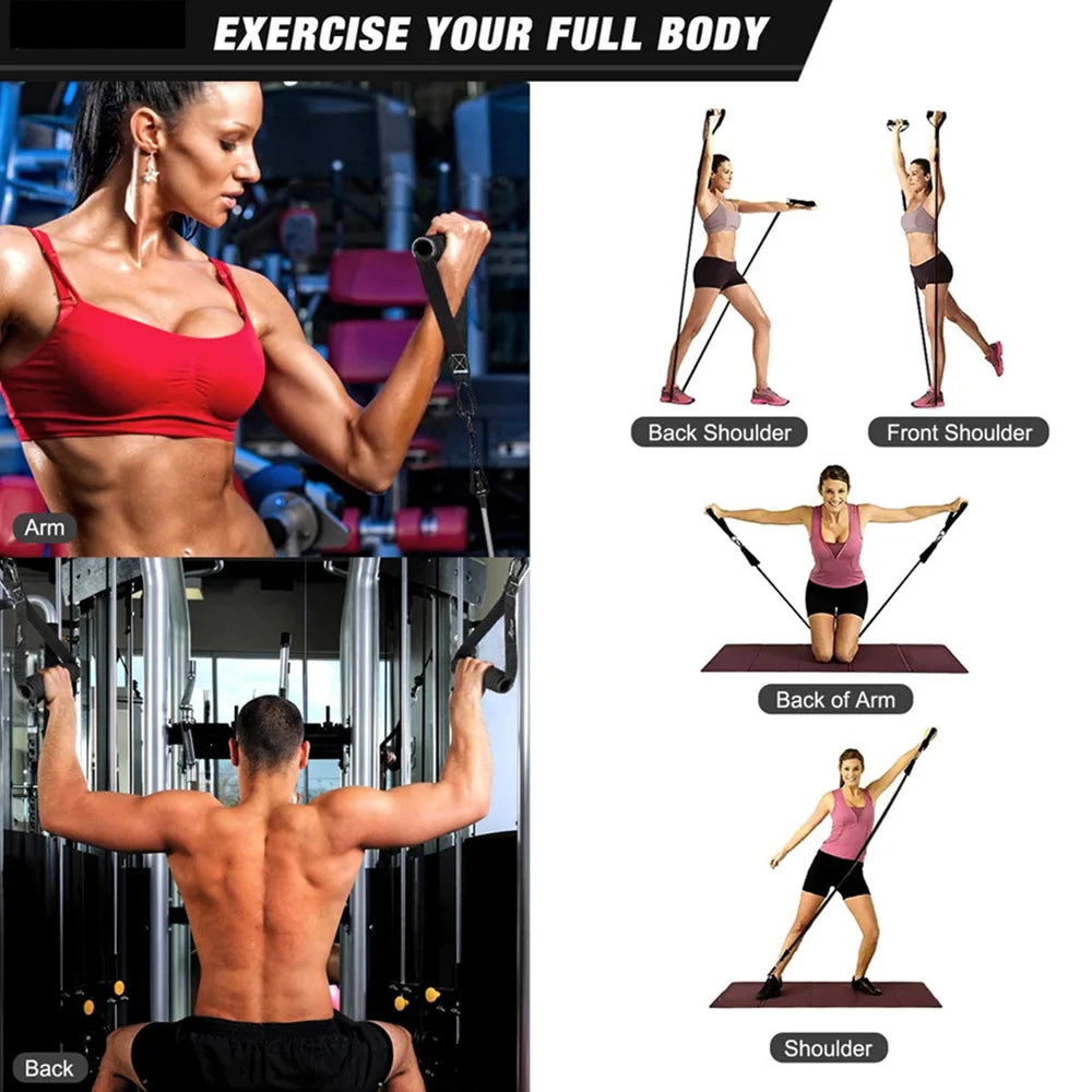 Workout Resistance Bar - Portable Fitness Bar | FitNest UK