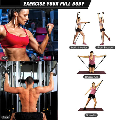 Workout Resistance Bar - Portable Fitness Bar | FitNest UK
