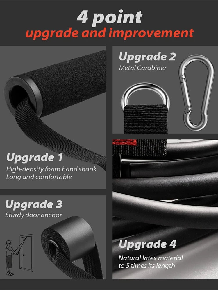 Workout Resistance Bar - Portable Fitness Bar | FitNest UK
