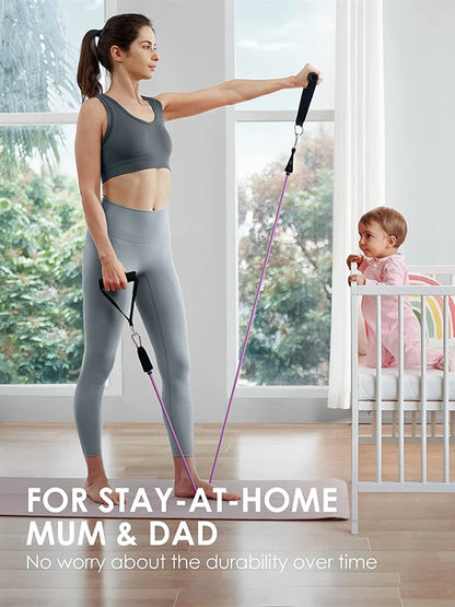 Workout Resistance Bar - Portable Fitness Bar | FitNest UK