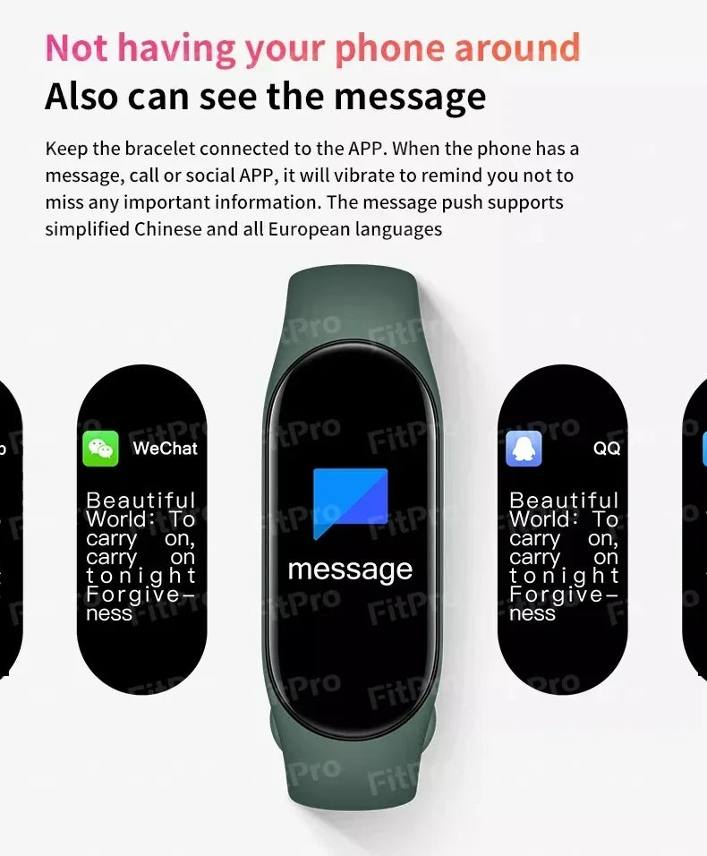 M7 Fitness Tracker  Heart & BP Smartwatch | FitNest UK