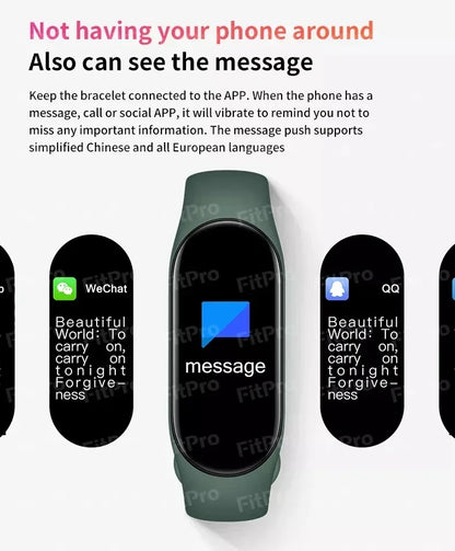 M7 Fitness Tracker  Heart & BP Smartwatch | FitNest UK