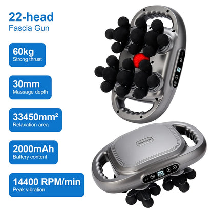 42-Head Massage Gun  Deep Tissue | FitNest UK