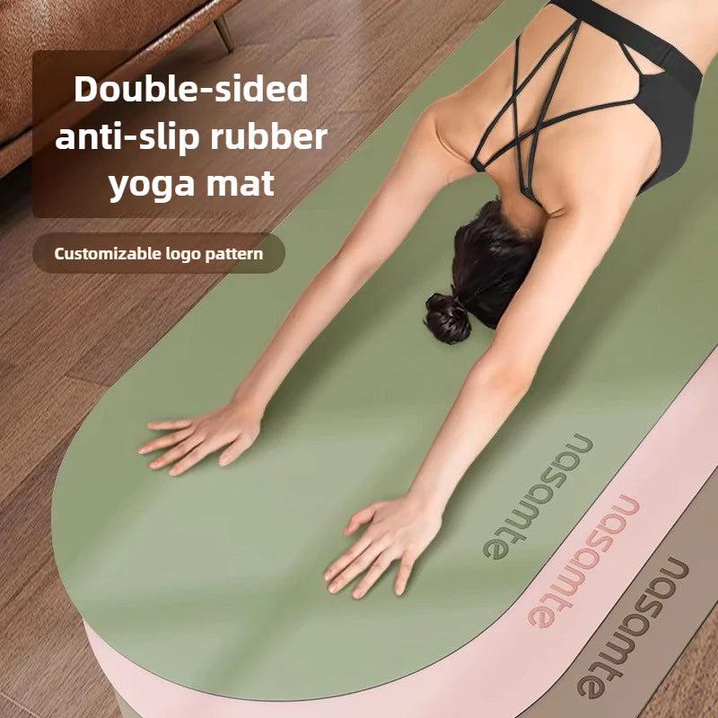 High-Density Rubber Yoga Mat - Professional | FitNest UK
