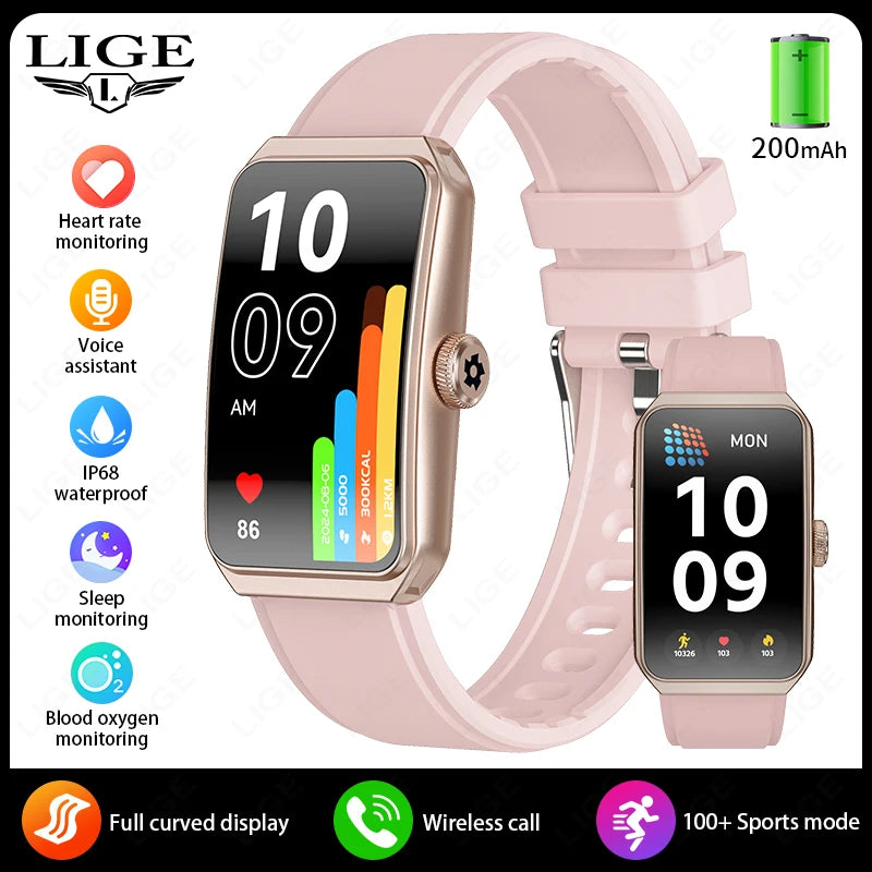 LIGE Smartwatch  Bluetooth & Fitness Tracker | FitNest UK