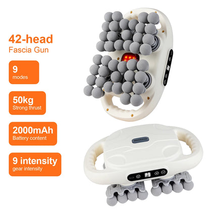 42-Head Massage Gun  Deep Tissue | FitNest UK