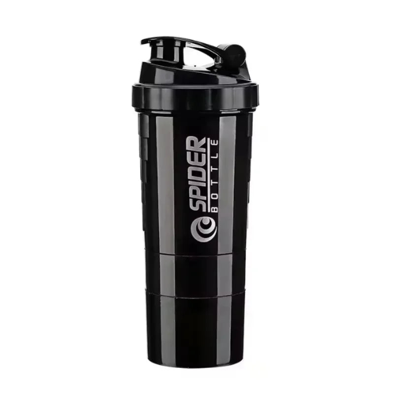 3-Layer Protein Shaker 550ml  Storage & Scale | FitNest UK