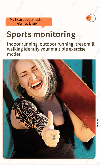 R09 Smart Ring  Heart & Oxygen Monitor | FitNest UK