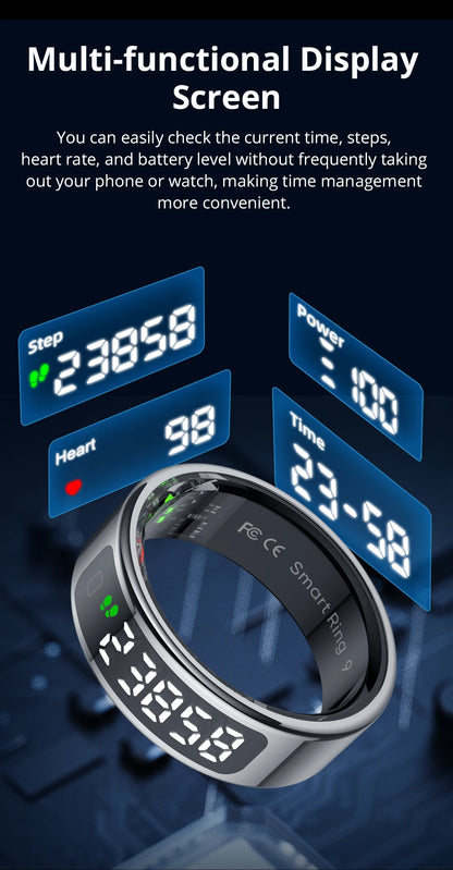 R12 Smart Ring  Waterproof Health Ring | FitNest UK