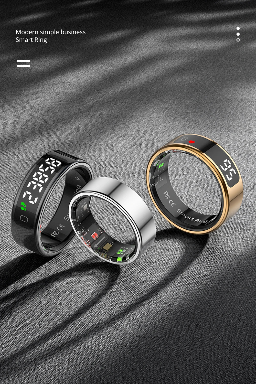 R12 Smart Ring  Waterproof Health Ring | FitNest UK