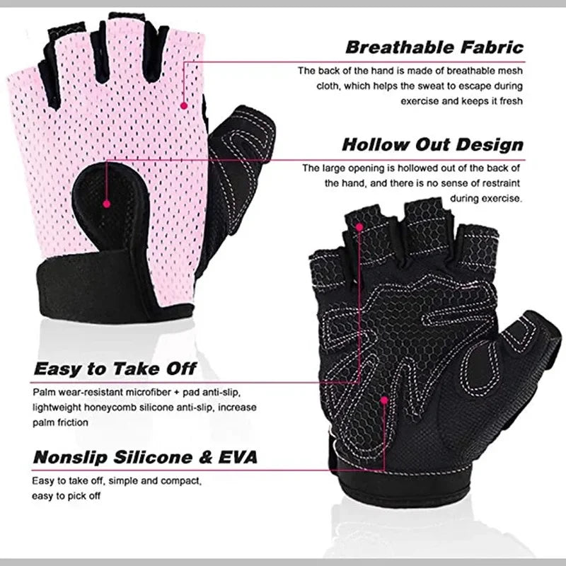Fingerless Fitness Gloves  Breathable Grip | FitNest UK