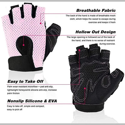 Fingerless Fitness Gloves  Breathable Grip | FitNest UK